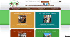 Desktop Screenshot of lakecountycdc.org